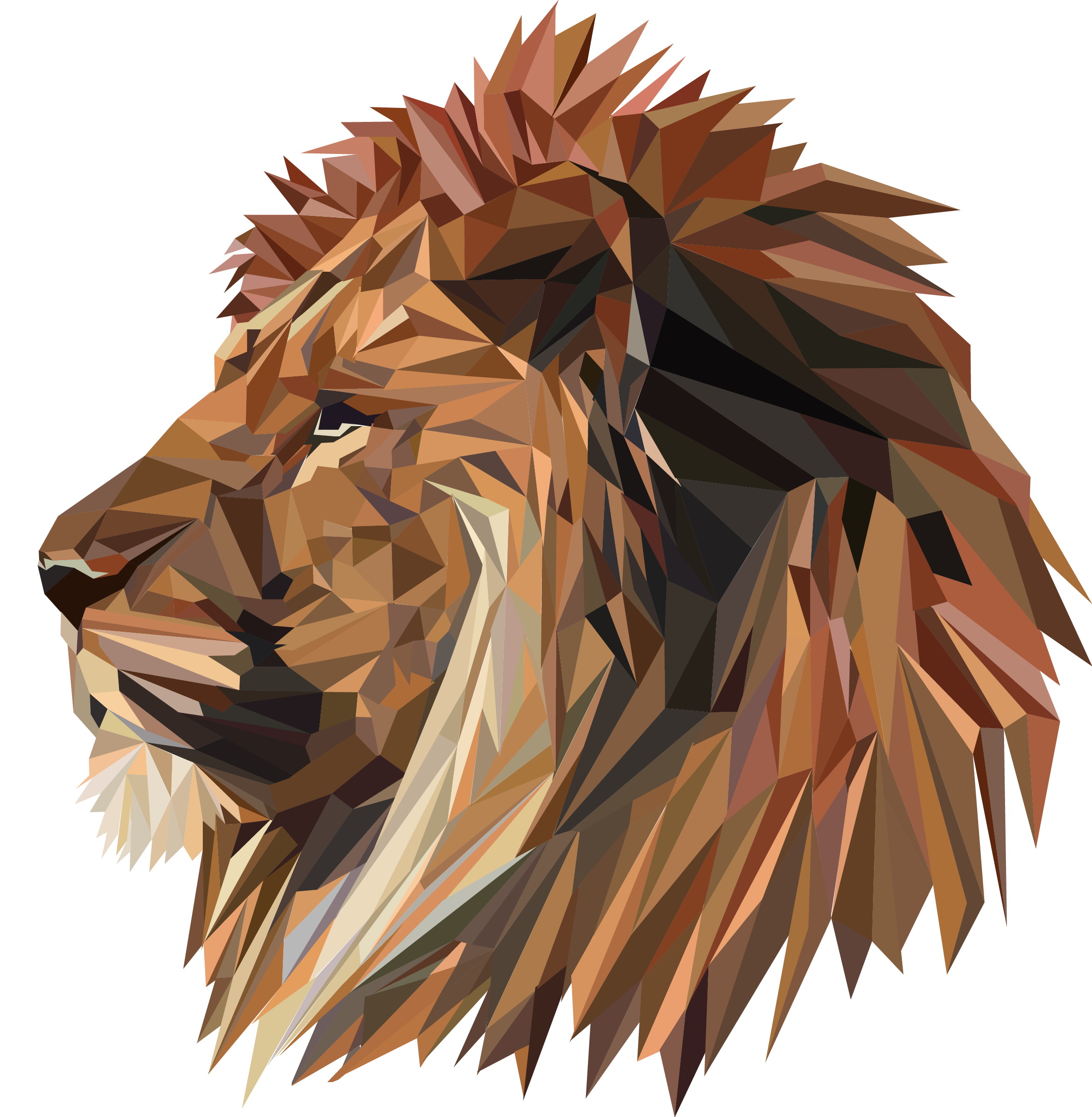 pnghut_graphic-design-art-illustration-vector-lion-head